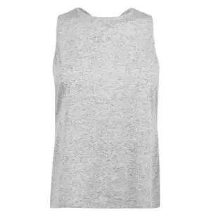 Image of Lorna Jane Getting It Done Cropped Tank Top - Grey
