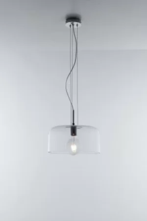 Image of Gibus Transparent Glass Dome Pendant, Clear, E27