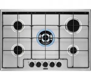 Image of Zanussi ZGNN752X 5 Burner Gas Hob