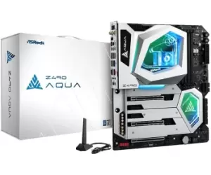 Image of ASROCK Z490 AQUA Motherboard Intel Z490 Socket 1200 EATX Motherboard