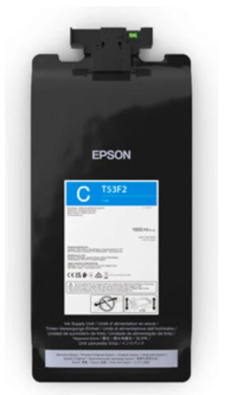Image of Epson C13T53F200 Cyan Ink Cartridge (Original)
