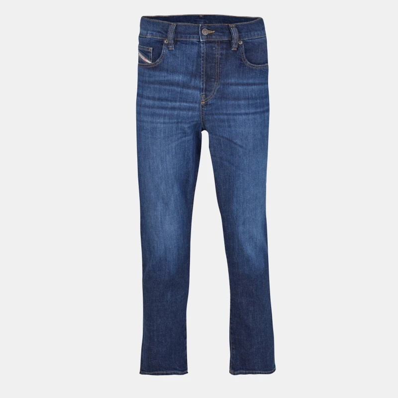 Image of Diesel Mens Straight Leg Jeans Straight Jeans 28W R Blue 64040119285