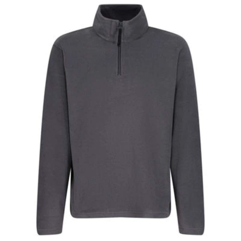 Image of Regatta Professional Mens Micro Zip Neck Fleece Top Seal Grey (S)