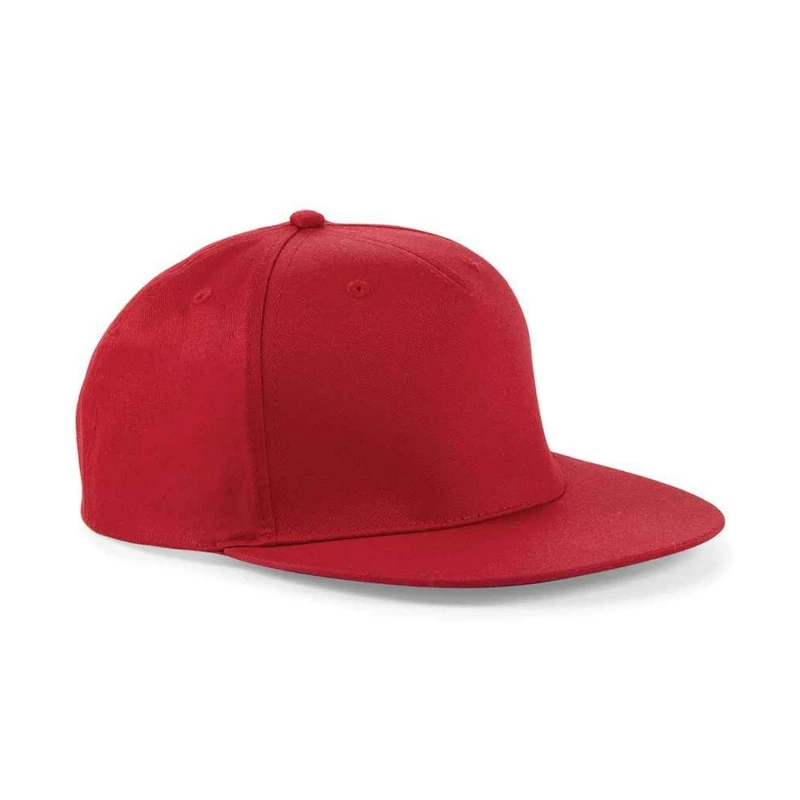 Image of Beechfield Beechfield Men Snapback Cap in Red Red One Size Male 5063527293893