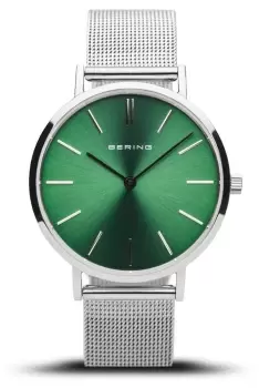 Image of Bering 14134-008 Womens Classic Polished Silver Silver Watch