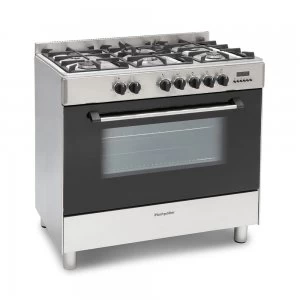 Image of Montpellier MR91DFMX Single Oven Dual Fuel Range Cooker