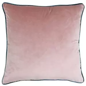 Image of Riva Home Meridian Cushion Cover (55 x 55cm) (Blush/Teal) - Blush/Teal
