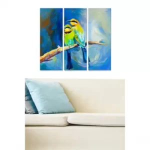 Image of MDF1837061 Multicolor Decorative MDF Painting (3 Pieces)