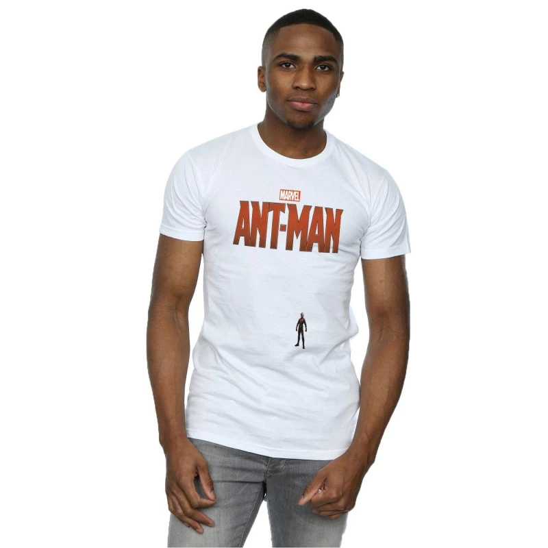 Image of Marvel Marvel Men Ant-Man Tiny T-Shirt in White Size: Small White S Male 5057245327688