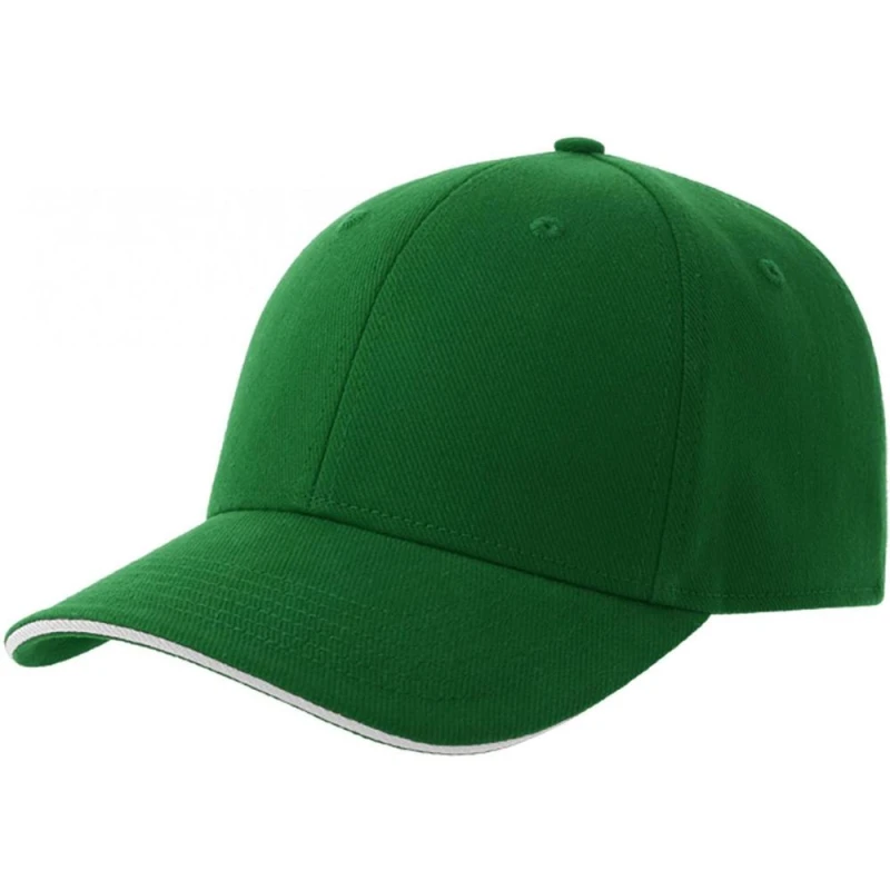 Image of Atlantis Mens Liberty Sandwich 6 Panel Cap in Green Green Male One Size