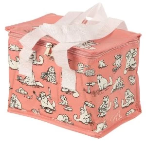 Image of Simons Cat Design Pink Lunch Box Cool Bag