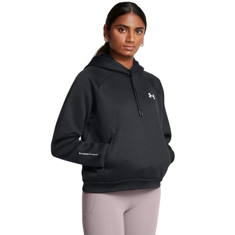 Image of Under Armour Armour Fleece Pro Hoodie Black female 0-2