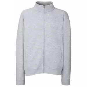 Image of Fruit Of The Loom Mens Sweatshirt Jacket (L) (Heather Grey)
