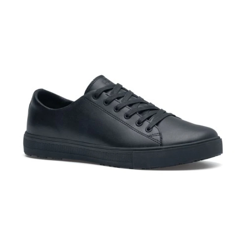 Image of Shoes For Crews Shoes For Crews Unisex Old School Leather Trainer Black 5 36111-38/5