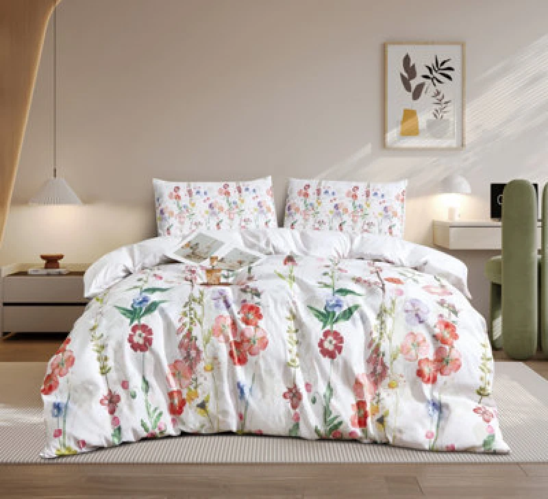 Image of Ezysleep Ezysleep Bella Floral Printed Duvet Set Size: King Multi King Unisex 0721545366146