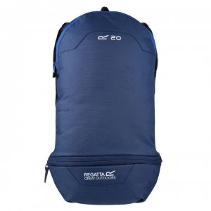 Image of Regatta Packaway Hipack Backpack - DkDen/NautBl