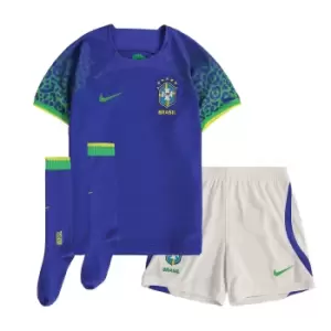Image of 2022-2023 Brazil Away Little Boys Mini Kit