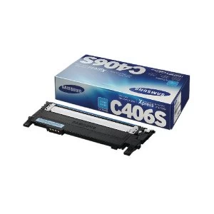 Image of Samsung Toner cartridge C406S CLT C406SELS Cyan 1000 pages