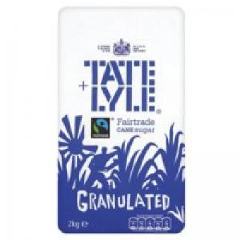 Image of TATE & LYLE Tate & Lyle Granulated Pure Cane Sugar Bag 2kg - 412079
