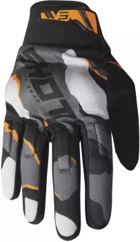 Image of Shot Drift Camo Motocross Gloves, orange, Size M L, orange, Size M L
