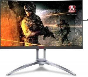 Image of AOC 27" AG273QCX Quad HD Curved LED Gaming Monitor