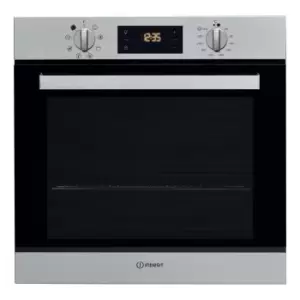 Image of Indesit IFW6540PIX Built In Electric Single Oven in Stainless Steel 66L A Rat