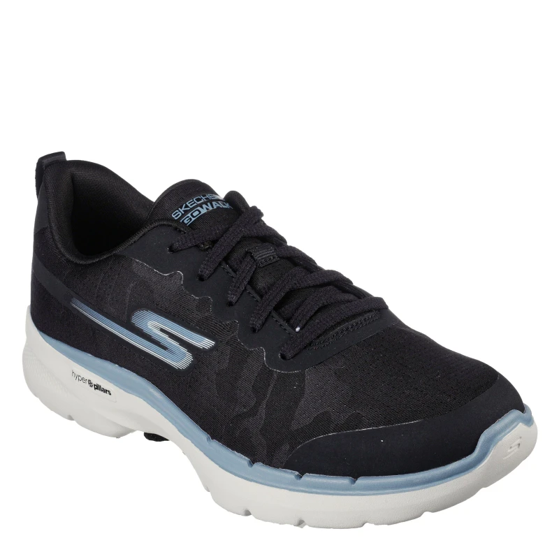 Image of Skechers Gowalk6 Black/Blue female 2 (35)