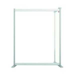Image of Acrylic Modular Desk Divider Extension 800x1000mm Clear KF90379