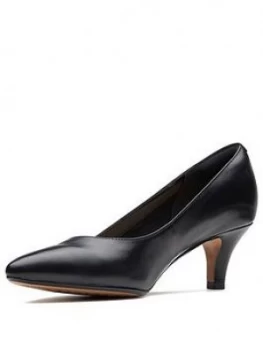 Image of Clarks Linvale Jerica Heeled Shoes - Black