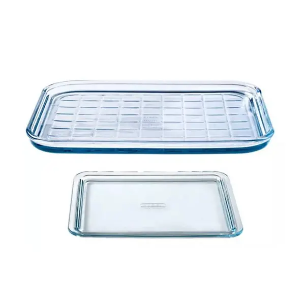 Image of Pyrex Glass Mixed Size Baking Tray Set One size None 72237969000