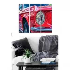 Image of MDF2705402 Multicolor Decorative MDF Painting (3 Pieces)