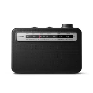 Image of Philips 2000 series TAR2506/12 radio Portable Analog Black