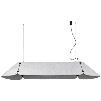 Image of Faro FONOVIA - Integrated LED Straight Bar Pendants Grey, 4000K