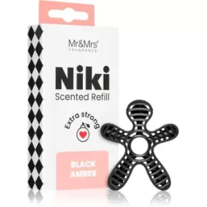 Image of Mr & Mrs Fragrance Niki Black Amber car air freshener refill 1 pc