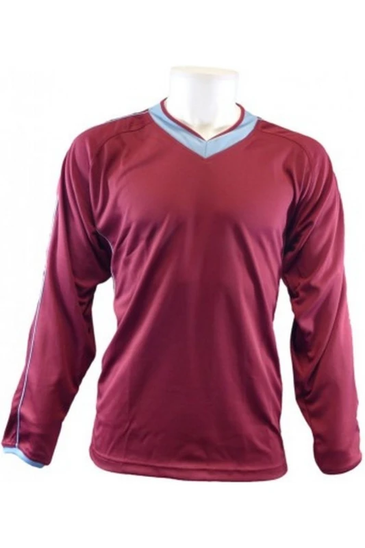 Image of Carta Sport Carta Sport Men Jersey Football Shirt in Maroon Size: X-Small Maroon XS Male 5063107215185