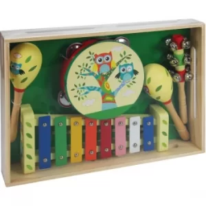 Image of Wooden Owl Musical Set