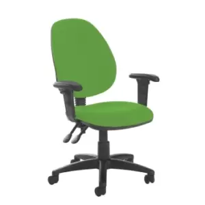 Image of Dams MTO Jota High Back PCB Operator Chair with Adjustable Arms - Madura Green