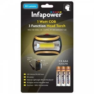 Image of Infapower F045 1 Watt COB Head Torch