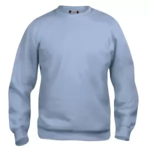 Image of Clique Unisex Adult Basic Round Neck Sweatshirt (XL) (Light Blue)