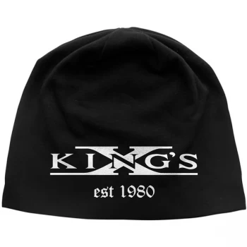 Image of King's X - Faith, Hope, Love Unisex Beanie Hat - Black
