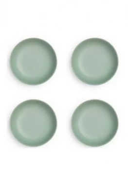Image of Sabichi 4 Piece Green Stoneware Pasta Bowl