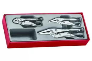 Image of Teng Tools TTZVG03 Plier Set Power Grip 3 Pieces