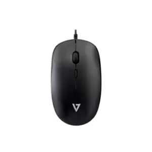 Image of V7 MU200GS USB 4-Button Wired Optical Mouse with adjustable dpi - Black