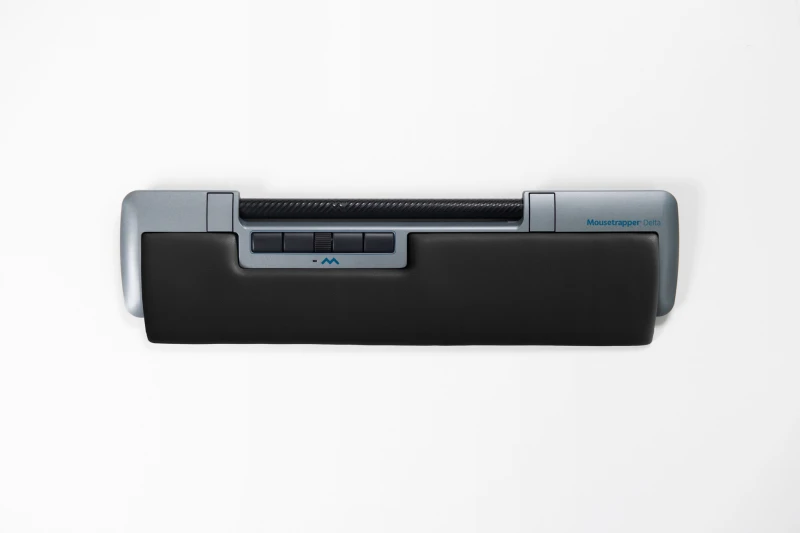 Image of Mousetrapper Delta Mouse Grey Extended USB-A