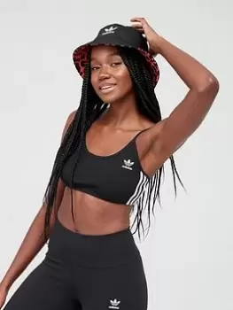 Image of Adidas Originals Bra Top, Black, Female, Sleep - & Underwear, HM2100