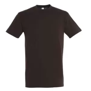 Image of SOLS Mens Regent Short Sleeve T-Shirt (L) (Chocolate)