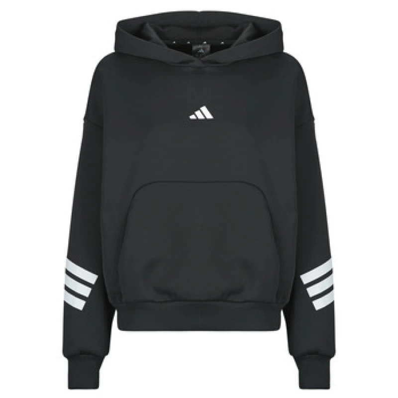 Image of adidas Future Icons 3-Stripes Hoodie womens Hoodies in Black