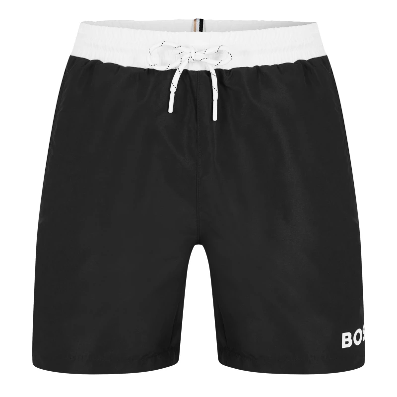 Image of Boss Boss Starfish Swim Shorts - Black S Male