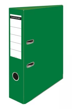 Image of Lever Arch File Polypropylene A4 70mm Spine Width Green - Pack of 10