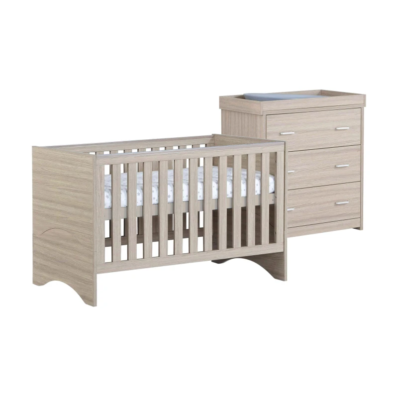 Image of Babymore Veni Oak Room Set 2 PC Oak unisex One size